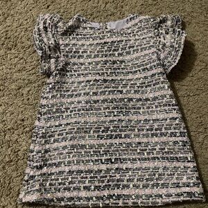 Janie and Jack Pink Tweed Dress